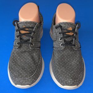 REEF Rover Low Top Gray Print Sneaker Boat Casual Shoes Size 6.5